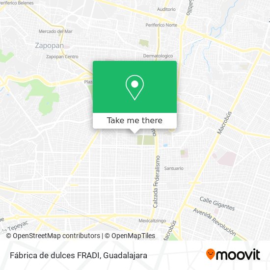Fábrica de dulces FRADI map