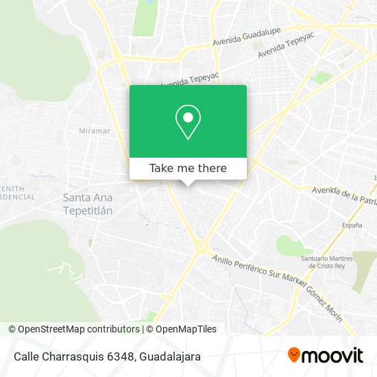 Mapa de Calle Charrasquis 6348