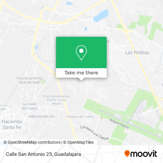 Calle San Antonio 25 map