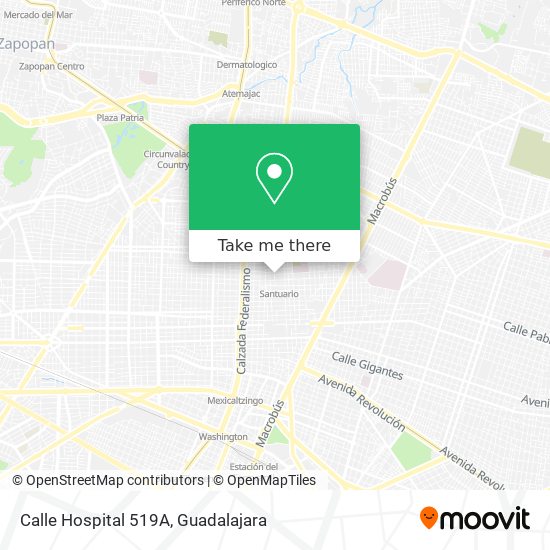 Calle Hospital 519A map