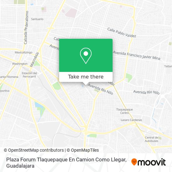 Plaza Forum Tlaquepaque En Camion Como Llegar map