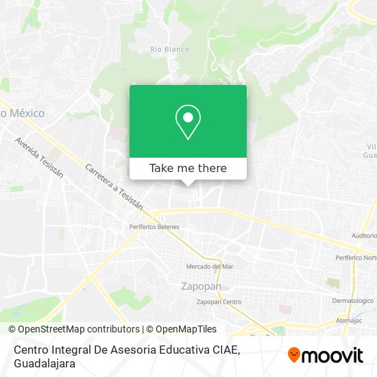 Mapa de Centro Integral De Asesoria Educativa CIAE