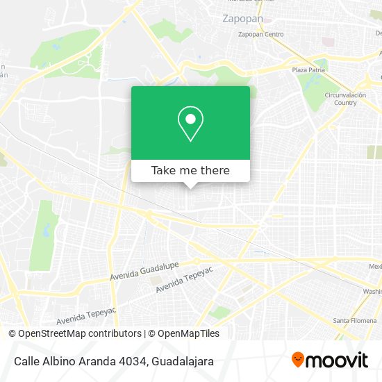 Mapa de Calle Albino Aranda 4034