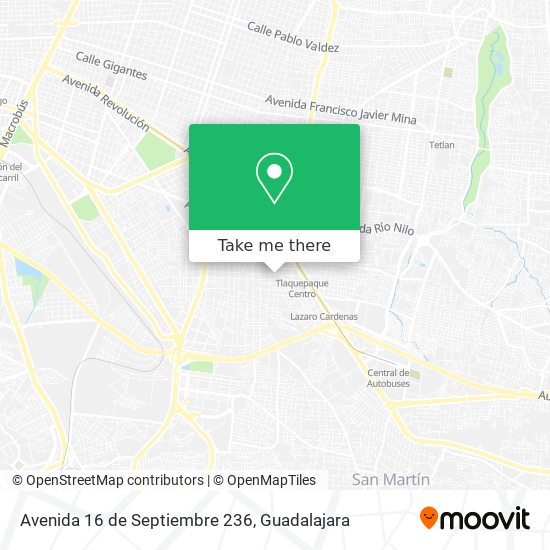 Avenida 16 de Septiembre 236 map