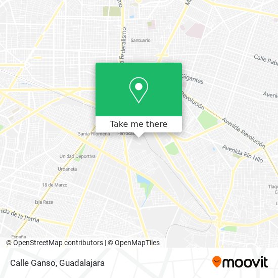 Mapa de Calle Ganso