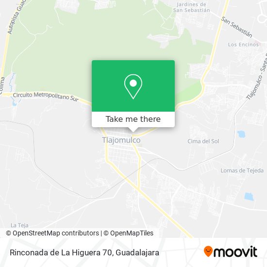 Mapa de Rinconada de La Higuera 70
