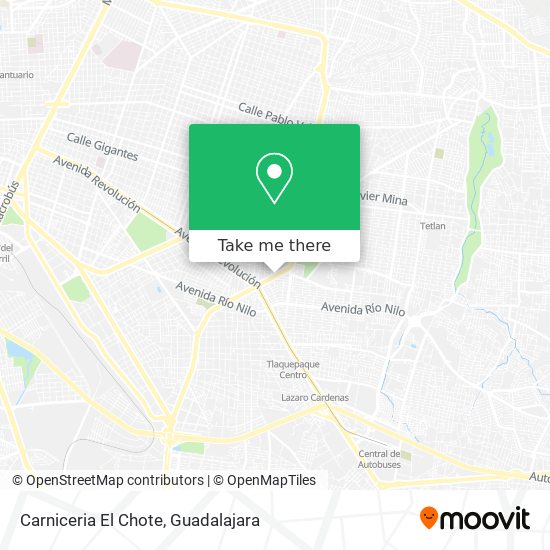 Carniceria El Chote map