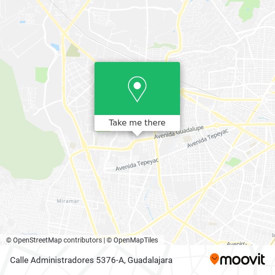 Mapa de Calle Administradores 5376-A