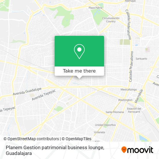 Mapa de Planem Gestion patrimonial business lounge