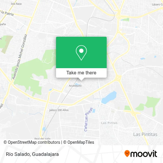 Río Salado map