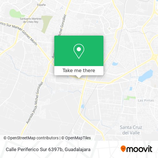 Mapa de Calle Periferico Sur 6397b
