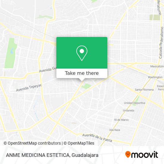 ANME MEDICINA ESTETICA map
