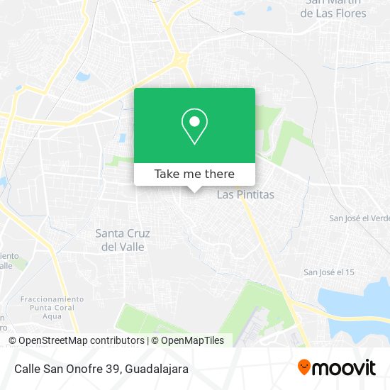 Calle San Onofre 39 map