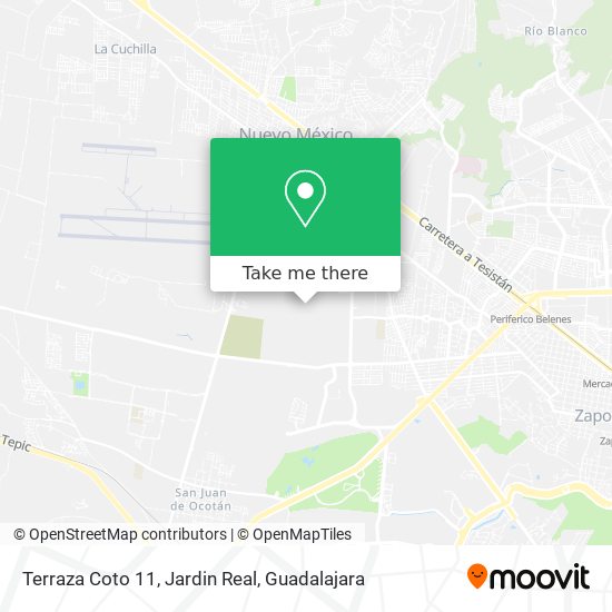 Terraza Coto 11, Jardin Real map