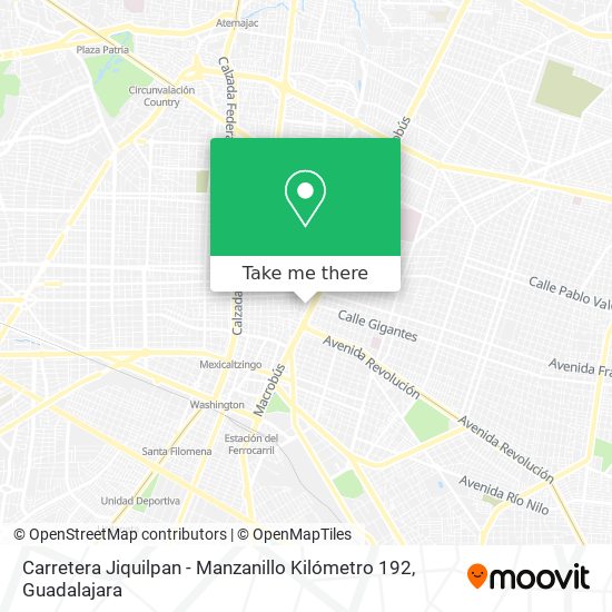 Carretera Jiquilpan - Manzanillo Kilómetro 192 map