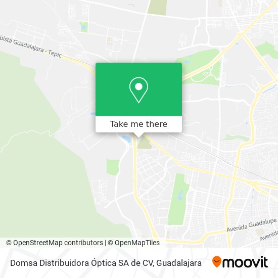Domsa Distribuidora Óptica SA de CV map