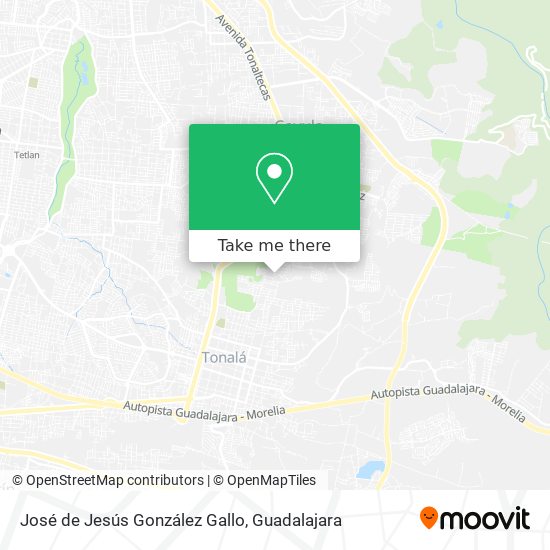 Mapa de José de Jesús González Gallo