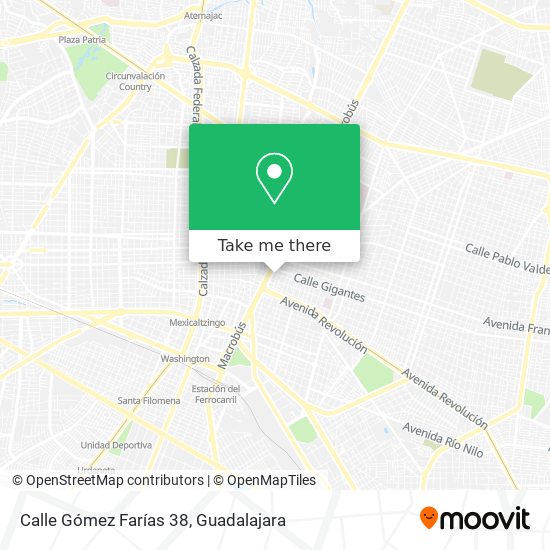 Calle Gómez Farías 38 map