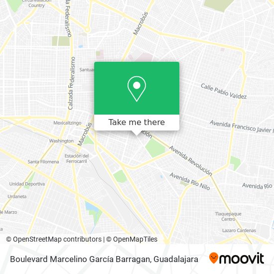 Mapa de Boulevard Marcelino García Barragan