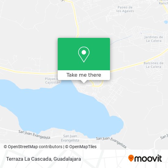 Terraza La Cascada map