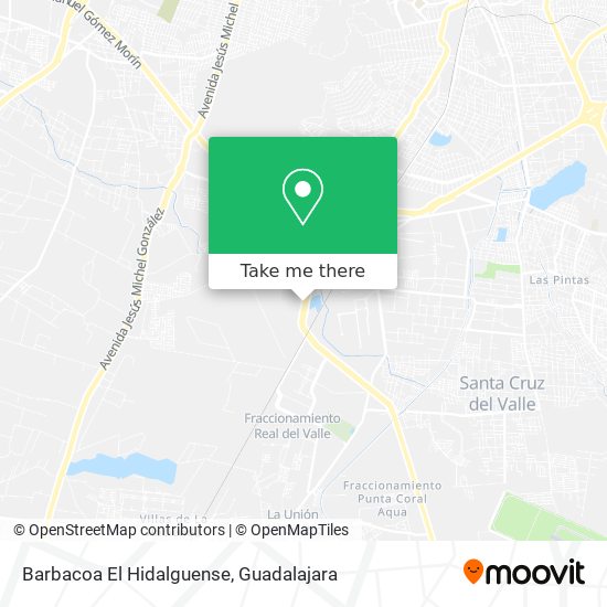 Barbacoa El Hidalguense map