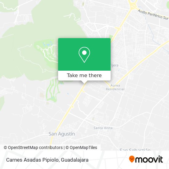 Carnes Asadas Pipiolo map