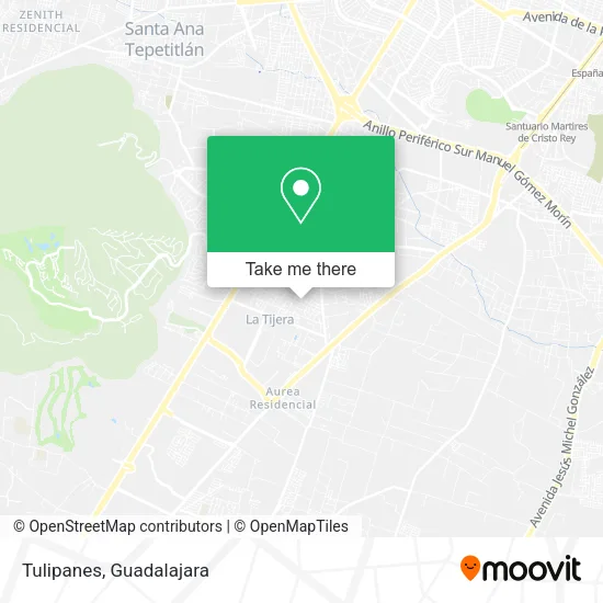 Tulipanes map