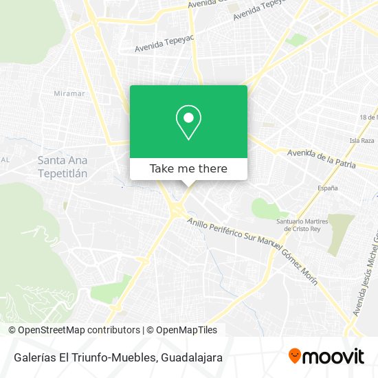 Galerías El Triunfo-Muebles map