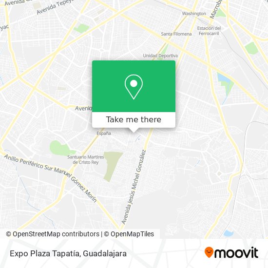 Expo Plaza Tapatía map