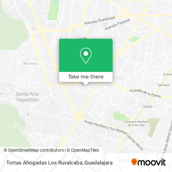 Tortas Ahogadas Los Ruvalcaba map