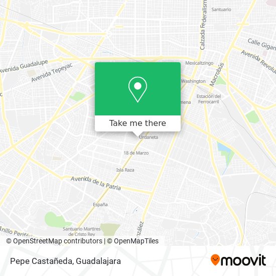 Mapa de Pepe Castañeda