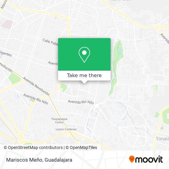 Mariscos Meño map