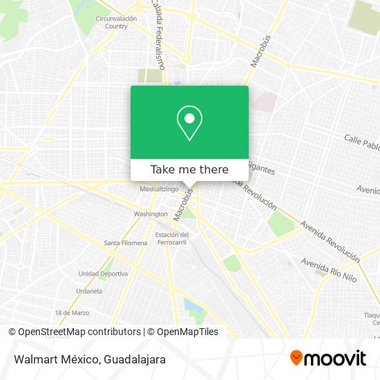 Walmart México map