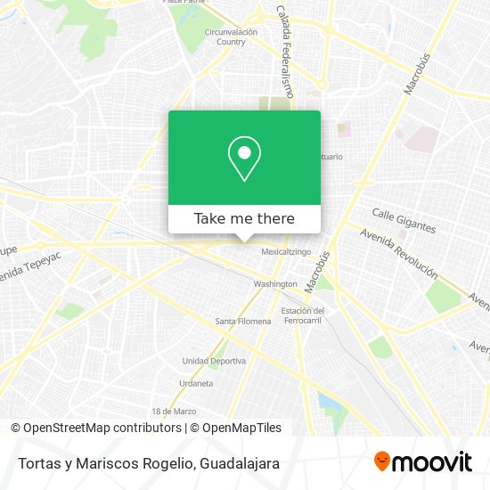 Tortas y Mariscos Rogelio map