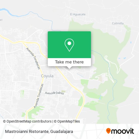 Mastroianni Ristorante map