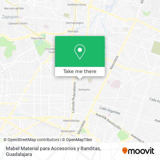 Mabel Material para Accesorios y Banditas map