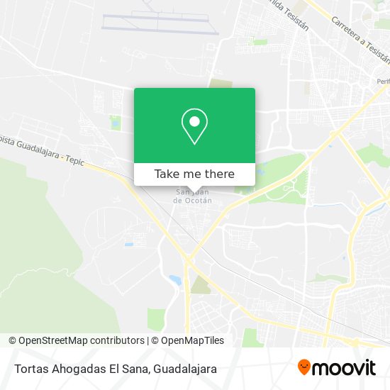 Mapa de Tortas Ahogadas El Sana