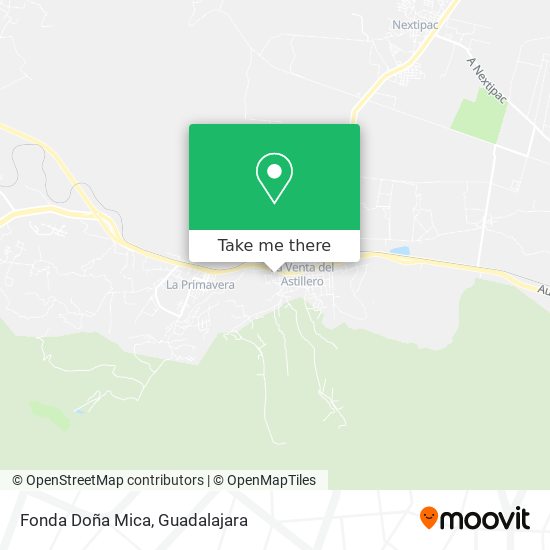 Fonda Doña Mica map