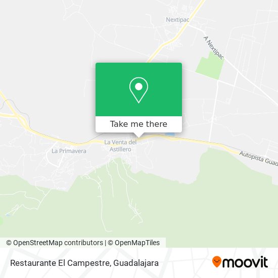 Mapa de Restaurante El Campestre