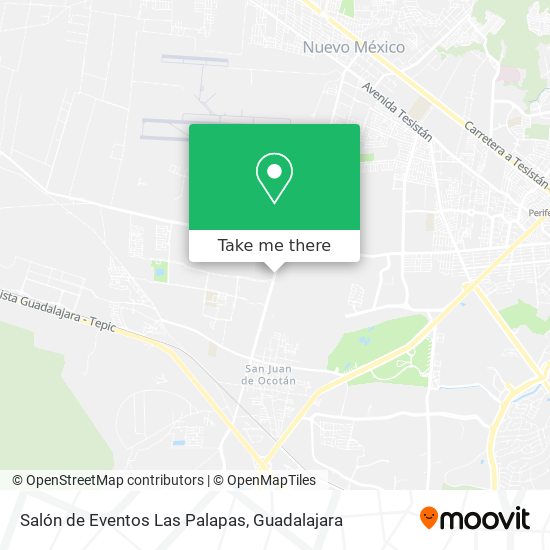 Salón de Eventos Las Palapas map