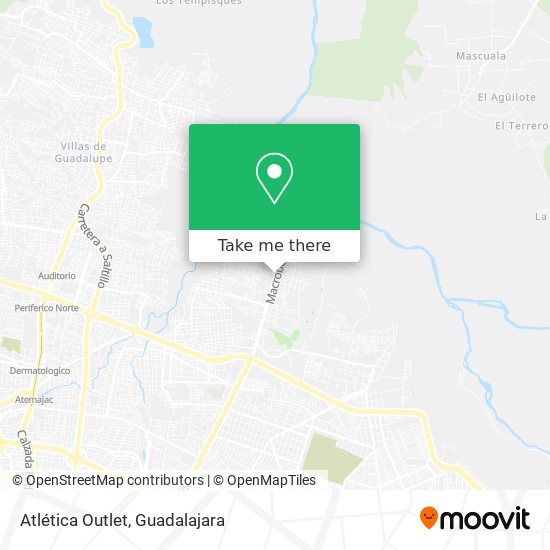 Mapa de Atlética Outlet