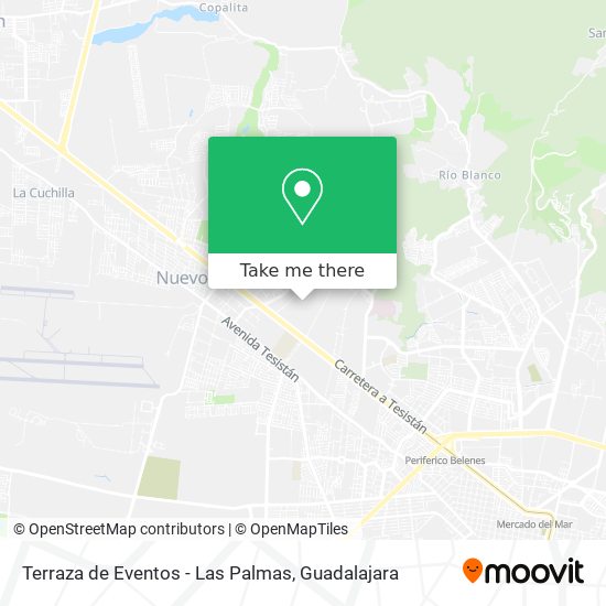 Terraza de Eventos - Las Palmas map