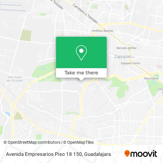 Avenida Empresarios Piso 18 150 map