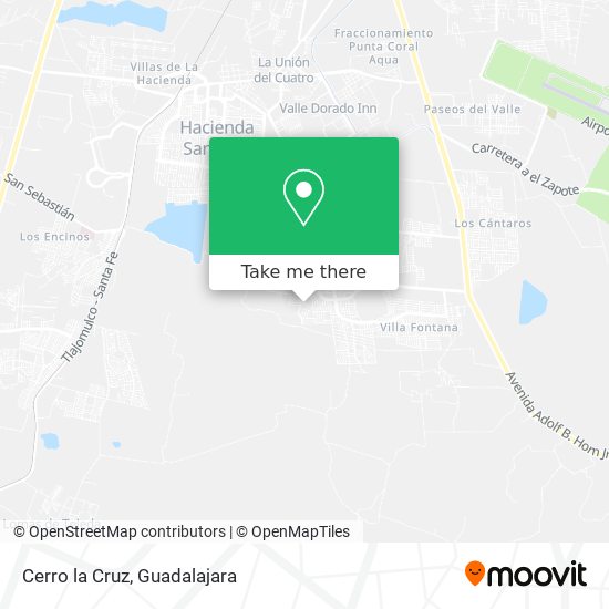 Mapa de Cerro la Cruz