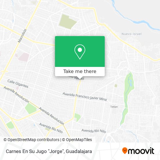 Carnes En Su Jugo "Jorge" map