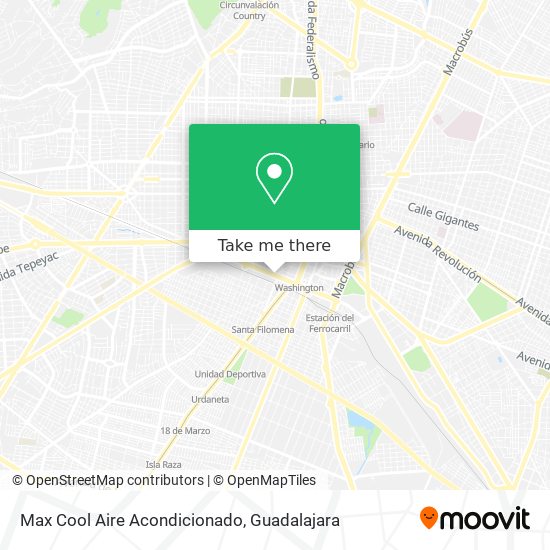 Max Cool Aire Acondicionado map