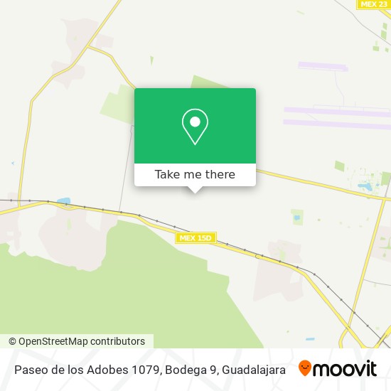 Paseo de los Adobes 1079, Bodega 9 map