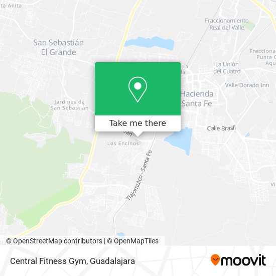 Mapa de Central Fitness Gym