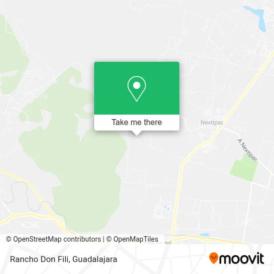 Rancho Don Fili map
