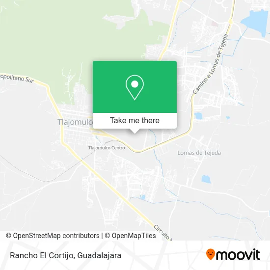 Rancho El Cortijo map